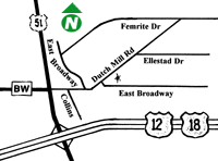 Madison Branch Map