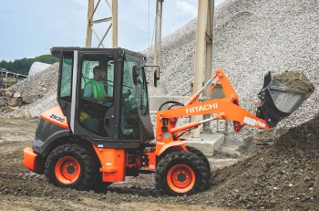 Hitachi compact wheel loader