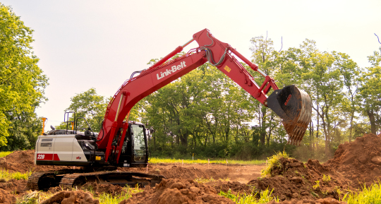 Link-Belt excavator