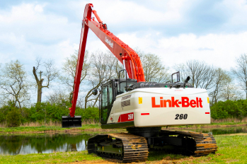 Long Front excavator