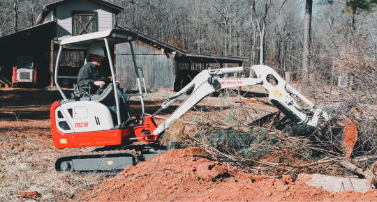 Takeuchi mini excavator