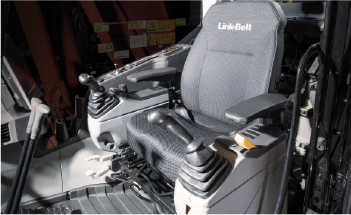 Cab and operator control parts