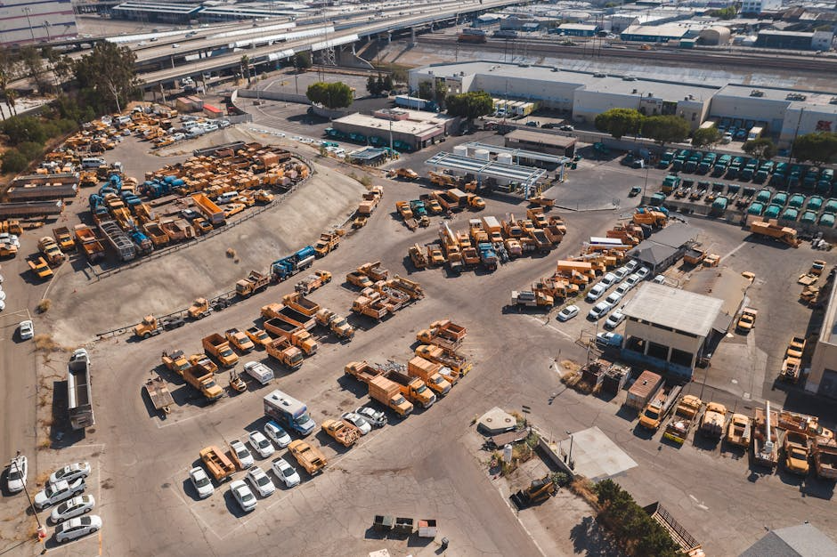 fleet of construction equipment ready for delivery - local construction equipment dealer