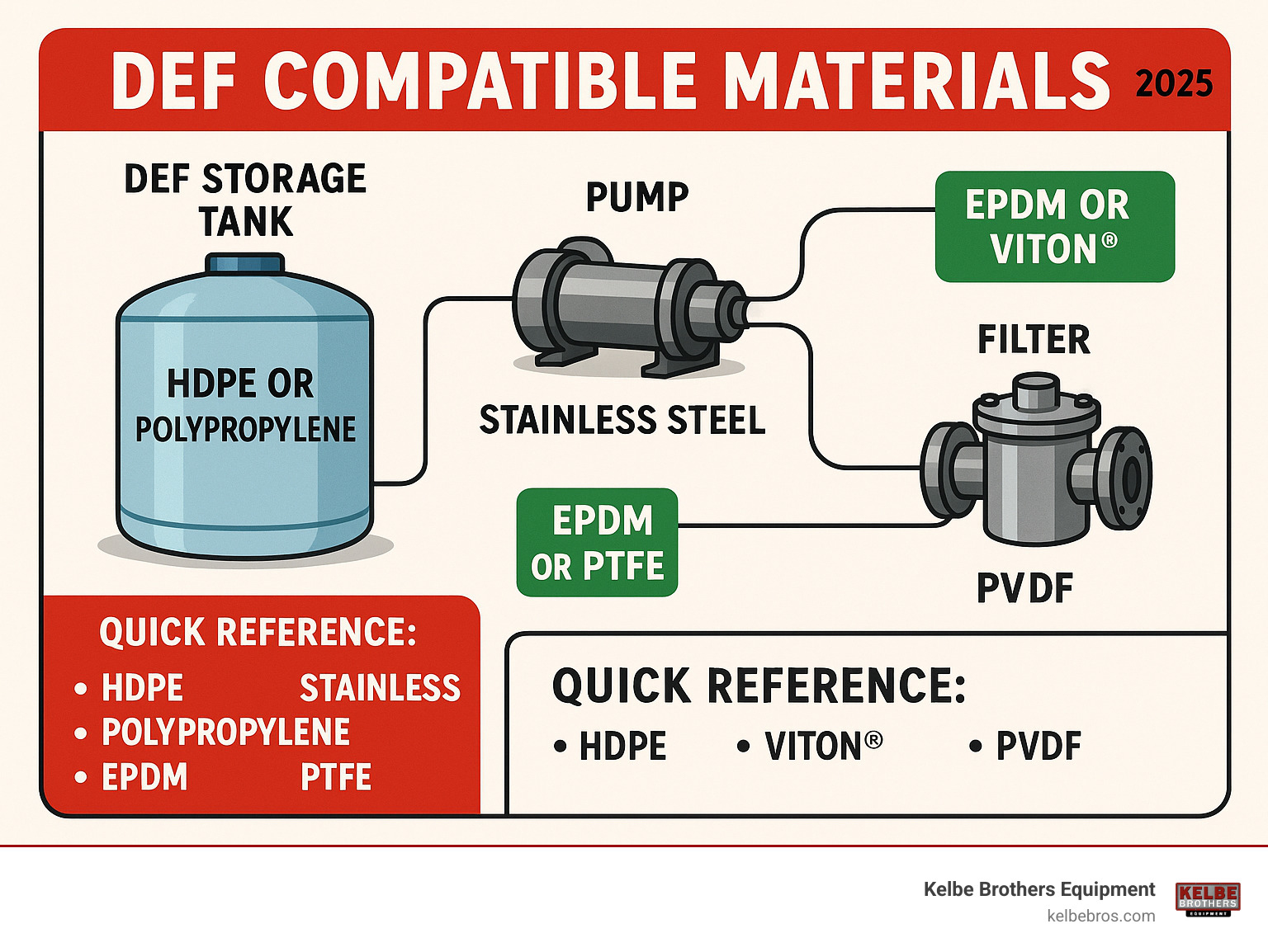 Why DEF Compatible Materials Are Your Equipment's Best Defense - Kelbe ...